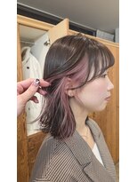 ディフィー 梅田(Defi) さりげなく可愛いピンクのインナーカラー