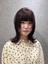 ノブレス(NOBLESSE)&nbsp;パープル×顔まわりレイヤー