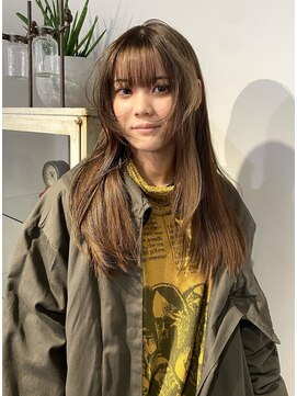 ステップボーンカットオオサカ(STEP BONE CUT OSAKA Via TICK-TOCK) 【ズシヒロヤ】レイヤー/ナチュラルブリーチ/くすみブラウン