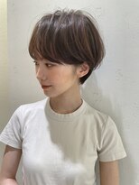 ハピネス 王寺店(Happiness)&nbsp;ショートボブ マッシュショート モカブラウン ブリーチなし 王寺