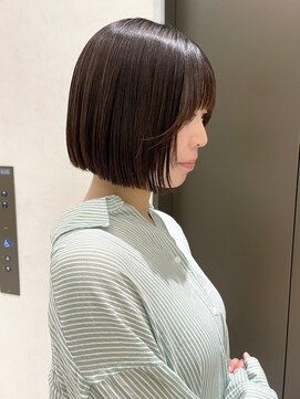 ソー 銀座(SAUT) ストレートパーマ/髪質改善/縮毛矯正/ボブ