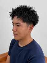 キングオブヘアバイノイズアンドフィフス 京都駅前店(KING of hair by NOISM&fifth) 京都men'sピンパーマスパイキーショートアクティブショート眉毛