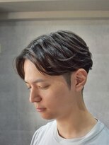 バーバーハウス ラヴィ 阿佐ヶ谷店(Barber House Lavie)&nbsp;センターパート×ニュアンスパーマ