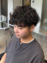 ウーズ ハラジュク(Ooze.HARAJUKU) ハッシュカットグレージュデザインカラーツートーンカラー原宿