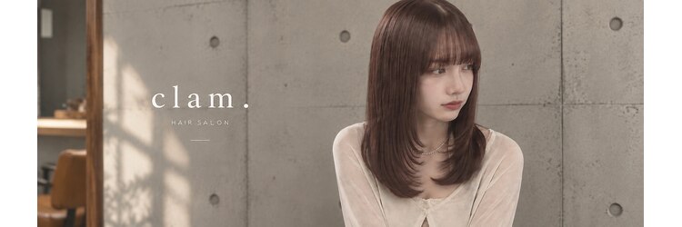 クラム(clam.)のサロンヘッダー