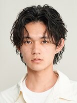 レタッチ バイ フィフス 銀座(RETOUCH by fifth)&nbsp;銀座メンズパーマシャドウパーマシースルーマッシュウルフゆるめ