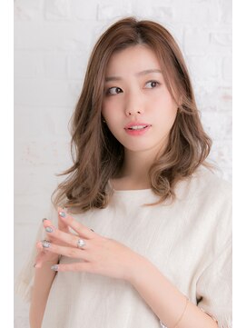 リネット ヨコハマ バイ リトル(linette yokohama by little) 無動作パーマなミディアムスタイル