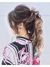 ゆかた着付け+ヘアセット　￥4400  施術目安時間1時間となります