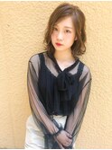 【NYNY】早起きして少し頑張ったパーマ風カールのデートスタイル