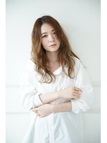 ナオシ トレス 富雄店(nao*c tres)&nbsp;マロンベージュカラー☆ほつれロングウェーブ/パーマスタイル