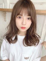 アリスバイアフロート 自由が丘(ALICe by AFLOAT)&nbsp;ゆるふわミディアムヘア（耳かけ毛先パーマイメチェン）