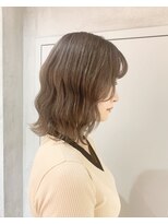 ヨーク(YOKE)&nbsp;【 YOKE 】TAKUYA  ロブ×ミルクティーベージュ×韓国人風