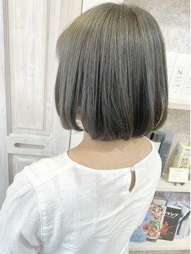 キャアリー(Caary) 福山市美容室Caary 人気 ブリーチなし！アイスブルージュ☆*