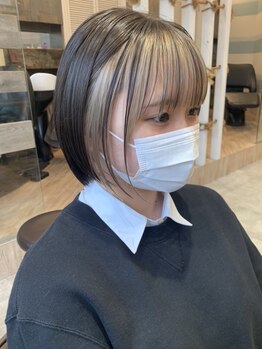 ルチア ヘア ステラ 京都店(Lucia hair stella)の写真/【学生限定クーポン有り!!】お手頃価格だから毎月通える♪トレンド感のあるフェイスフレーミングが大好評◎