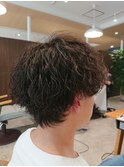 新トレンド！波巻きツイスパミックスマッシュショートウルフ