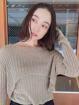 ルービック 高槻(Rubik's) 大人かわいい美髪ナチュラルボブ20代30代40代