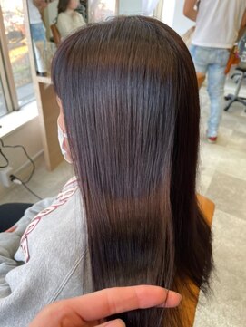 イオエ(ioe) 黒髪/ボブルフ/ネビージュ/小顔/ワンレン/髪質改善/グレージュ