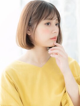 モッズヘア 越谷(mod's hair) ★艶カラー切りっぱなし前下がりぶつ切りボブ20代30代40代★8