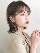 ショコラアッシュワンカールモテ髪エギョモリ似合わせカット