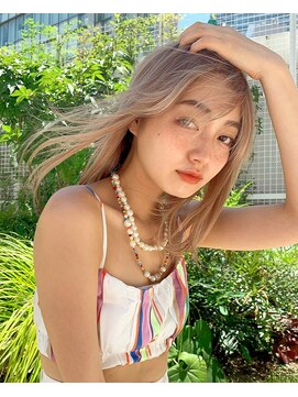 アンアミ シブヤ(Un ami shibuya) ハイトーンカラー/ミルクティーベージュ