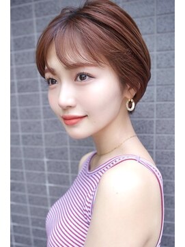 アール 北千住店(ar) 丸みショートマッシュ/ナチュラルブラウン[北千住]