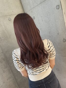 リビンバイアフロート(Livin by afloat) ロングスタイル　ピンクブラウン　おおたかの森