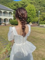 カムジーヘッドカミノウラ(COMEGHEAD KAMINOURA)&nbsp;フォトウェディングヘアアレンジ