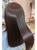 髪質改善　マイスタイル仙台　艶髪ストレート