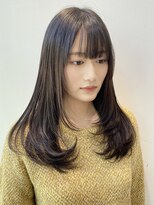 韓国レイヤーカット簡単アレンジヘア前髪カット髪質改善