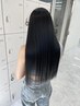 カット+ストレートパーマ(縮毛矯正)+炭酸泉Spa【￥13750】