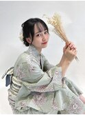 【髪質改善】浴衣着付けヘアセット@mutsumi