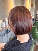 ビタミンカラー切りっぱなしボブ