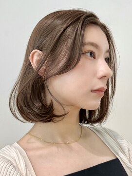 ノイ(noi) 大人ボブ/ベージュ/ミルクティーベージュ/グレージュ/丸みボブ