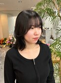 【qumu MARIKO】大人くびれボブ×アッシュブラック