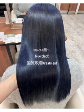 シュガー ヘアアンドネイル 仙台(SUGAR) ブルーブラック◎髪質改善トリートメント