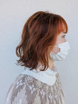 アイム(aim) ブリーチなしオレンジカラー