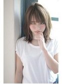 【ameri 柏】 ストレートバングのウェットセミディ♪