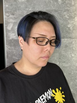 ビーストバイブランカ 刈谷三河安城(BEEst by BLANCA) 大人ハンサムショート×アンブレラカラー