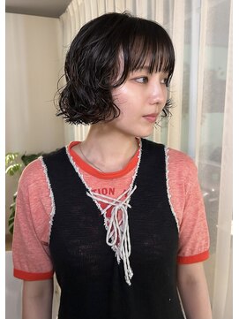 トリッカ 銀座(tricca) ニュアンスパーマ/ウェーブヘア/ボブパーマ/簡単スタイリング