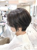 丸みショートボブ