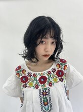 スタンド(stand) カットで作る柔らかボブ×ニュアンスパーマ