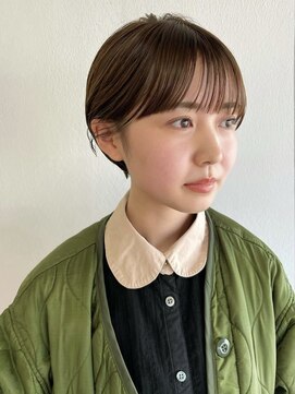 スク(SUKU) マッシュショート×アッシュブラウン