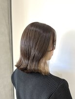 アヤラ オーガニックアンドスパ 東船橋店(AYALA) 【NANA】ベージュ×外はねボブ/アヤラ東船橋