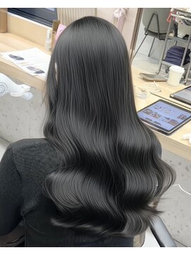 アフロート エル 大阪(AFLOAT L) グレーブラック/ブリーチなしカラー/地毛風カラー/透明感