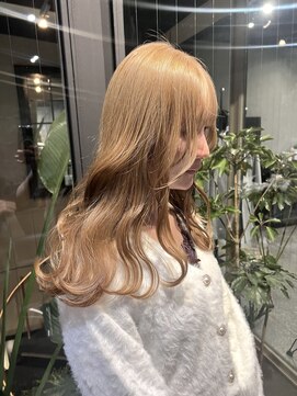 ドミ(DOMI) ブリーチ一回ミルクティーカラー