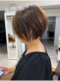 小顔ひし形シルエット◎ハンサムショート