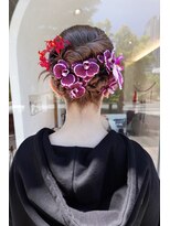 ユルク(JURK nagoya)&nbsp;栄/ダークパープル/ナチュラルショート/ミルクブラウン/夏