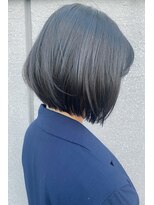 トップシェイプ(TOP SHAPE) 透明感グレージュ丸みボブ