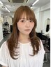 【8月土日限定】小顔カット+艶カラー+トリートメン ト ¥12430→¥11000