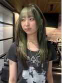 design color × neon green